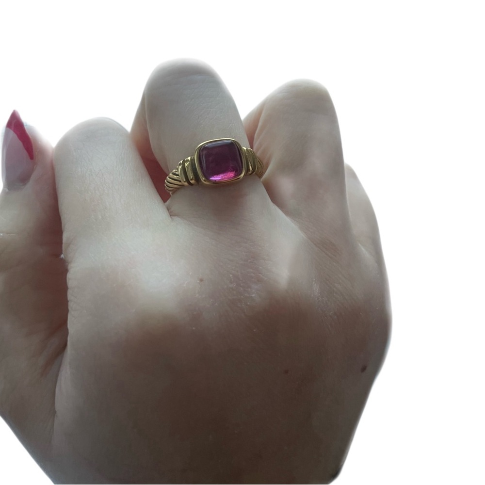 (5/$10) EVRY Jewels Happy Ring Size 7